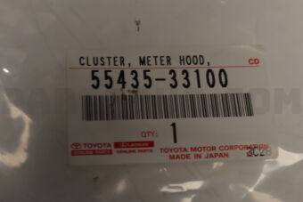 Toyota 5543533100 CLUSTER, METER HOOD