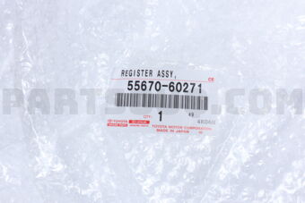 Toyota 5567060271 REGISTER ASSY, INSTRUMENT PANEL, NO.3