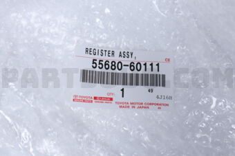 Toyota 5568060111 REGISTER ASSY, INSTRUMENT PANEL, NO.4