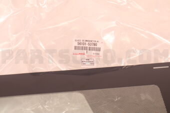 Toyota 5610153780 GLASS, WINDSHIELD