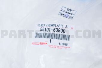 Toyota 5610160800 GLASS, WINDSHIELD