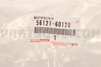 Toyota 5612160120 WEATHERSTRIP, WINDSHIELD