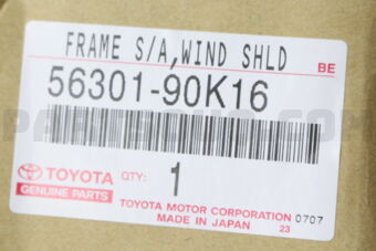 Toyota 5630190K16 FRAME SUB-ASSY, WINDSHIELD