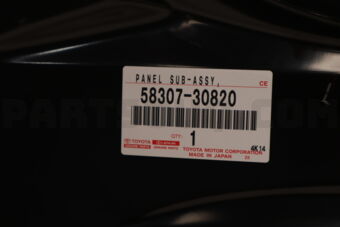 Toyota 5830730820 PANEL SUB-ASSY, BODY