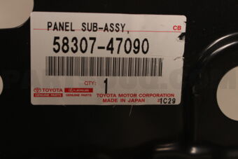 Toyota 5830747090 PANEL SUB-ASSY, BODY