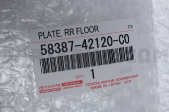 Toyota 5838742120C0 PLATE, RR FLOOR
