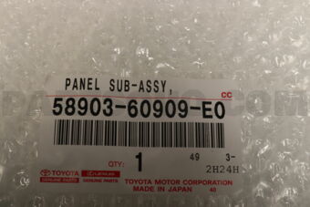 Toyota 5890360909E0 PANEL SUB-ASSY