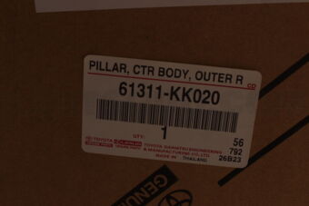 Toyota 61311KK020 PILLAR CTR BODY OU