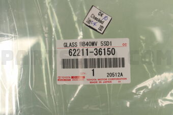 Toyota 6221136150 GLASS SIDE WINDOW