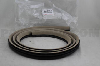 Toyota 6233160061A0 WEATHERSTRIP, REAR DOOR OPENING TRIM, RH