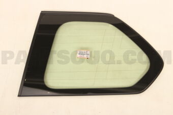 Toyota 6271060C10 WINDOW ASSY, QUARTER, RH