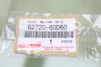Toyota 6272060D60 WINDOW ASSY, QUARTER, LH