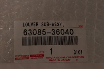 Toyota 6308536040 LOUVER SUB-ASSY