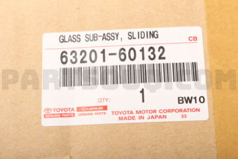 Toyota 6320160132 GLASS SUB-ASSY