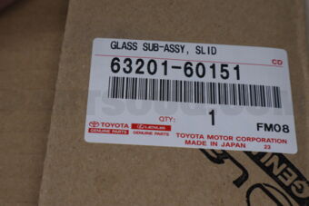Toyota 6320160151 GLASS SUB-ASSY