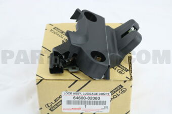 Toyota 6460002080 LOCK ASSY, LUGGAGE COMPARTMENT DOOR