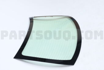 Toyota 6480133905 GLASS, BACK WINDOW
