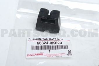 Toyota 663240K020 CUSHION, TAIL GATE