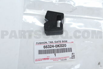 Toyota 663240K020 CUSHION, TAIL GATE