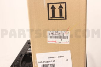 Toyota 6700160212 PANEL SUB-ASSY, FRONT DOOR, RH