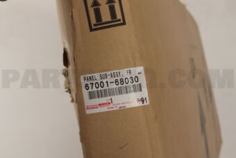 Toyota 6700168030 PANEL SUB-ASSY, FRONT DOOR, RH
