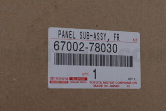 Toyota 6700278030 PANEL SUB-ASSY, FRONT DOOR, LH