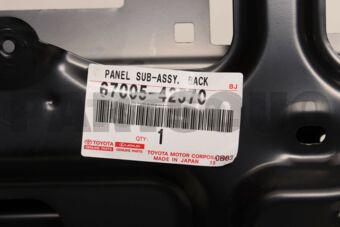 Toyota 6700542570 PANEL SUB-ASSY, BACK