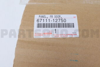 Toyota 6711112750 PANEL FR DOOR