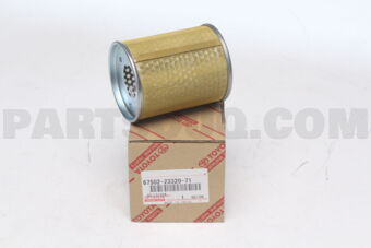 Toyota 675022332071 FILTER ASSY, SU