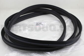 Toyota 6788160060 WEATHERSTRIP, BACK DOOR