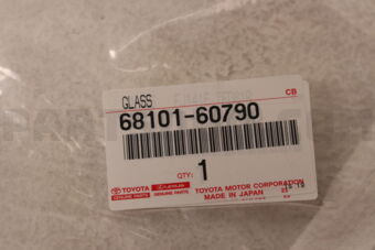 Toyota 6810160790 GLASS SUB-ASSY FR