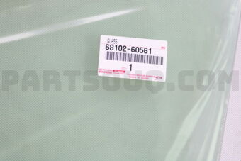 Toyota 6810260561 GLASS SUB-ASSY, FRONT DOOR, LH