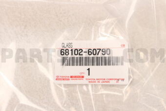Toyota 6810260790 GLASS SUB-ASSY FR