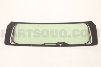 Toyota 6813126850 GLASS, BACK DOOR