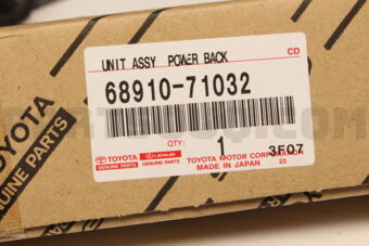 Toyota 6891071032 UNIT ASSY POWER