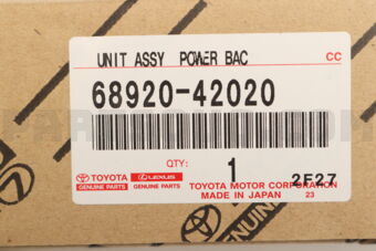 Toyota 6892042020 UNIT ASSY, POWER