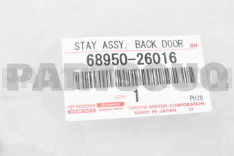 Toyota 6895026016 STAY ASSY, BACK DOOR, RH