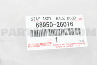 Toyota 6895026016 STAY ASSY, BACK DOOR, RH
