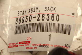 Toyota 6895026360 STAY ASSY, BACK