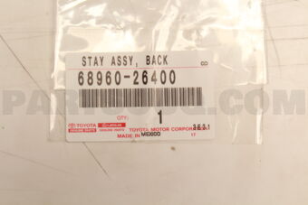 Toyota 6896026400 STAY ASSY BACK