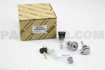 Toyota 690050K041 CYLINDER SET, LOCK