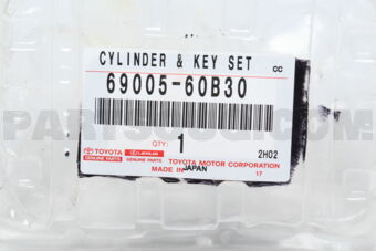 Toyota 6900560B30 CYLINDER SET, LOCK