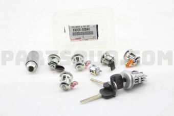 Toyota 6900560B40 CYLINDER SET, LOCK