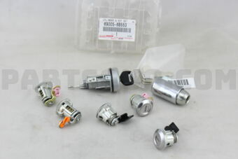 Toyota 690056B553 CYLINDER SET, LOCK