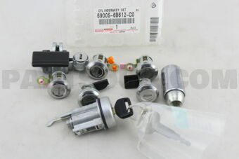 Toyota 690056B612C0 CYLINDER SET, LOCK
