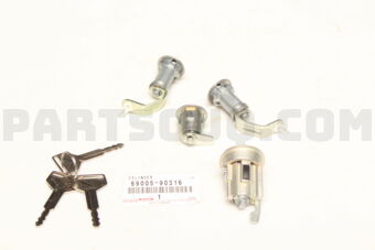 Toyota 6900590316 CYLINDER SET, LOCK