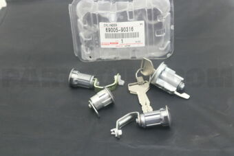Toyota 6900590316 CYLINDER SET, LOCK