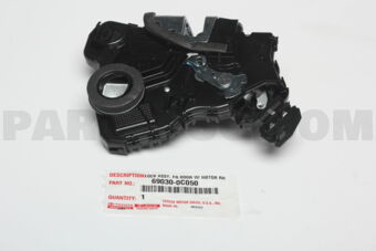 Toyota 690300C050 LOCK ASSY, FRONT DOOR W/MOTOR, RH