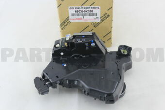 Toyota 690300K020 LOCK ASSY, FRONT DOOR, RH