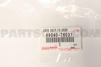 Toyota 6904076031 LOCK ASSY, FR DOOR